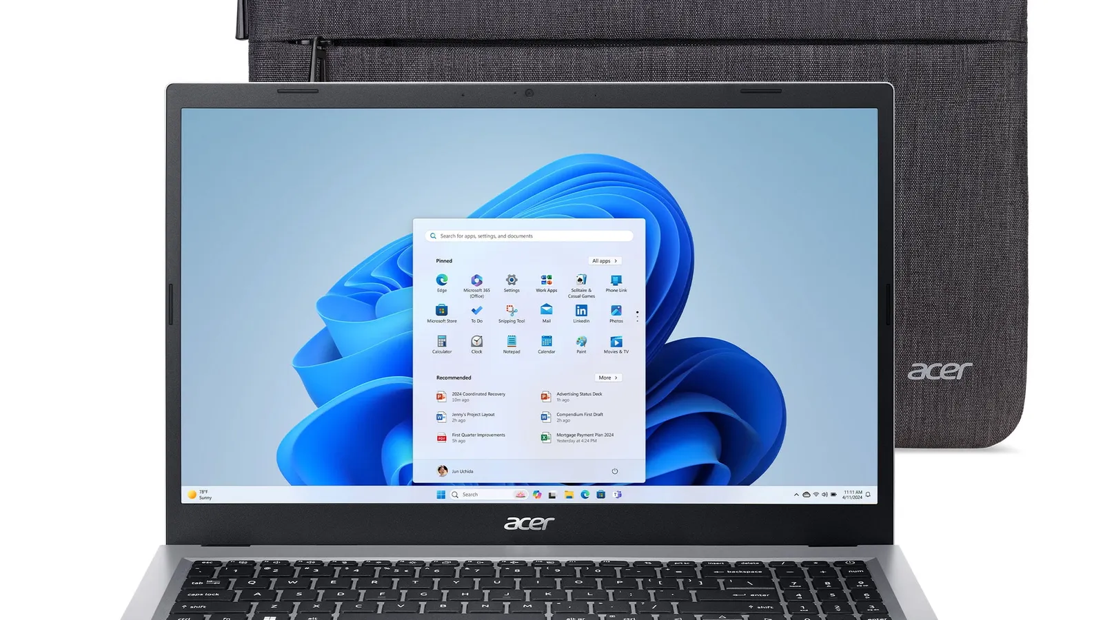 Acer Aspire 3 15 budget laptop product view
