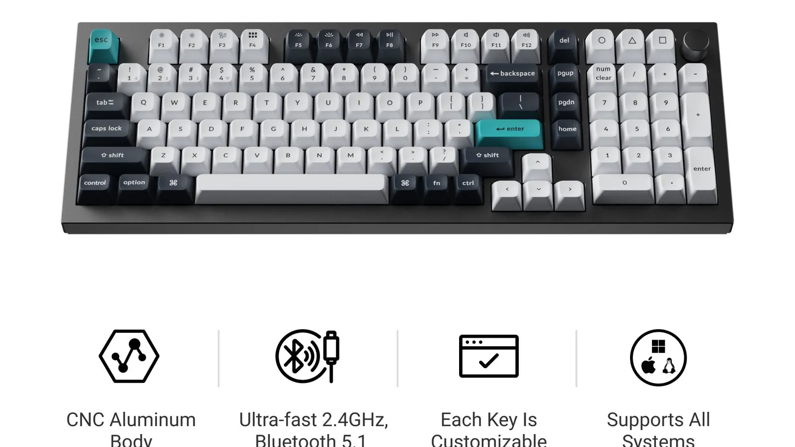 Keychron Q5 Max wireless mechanical keyboard for desk buyer context