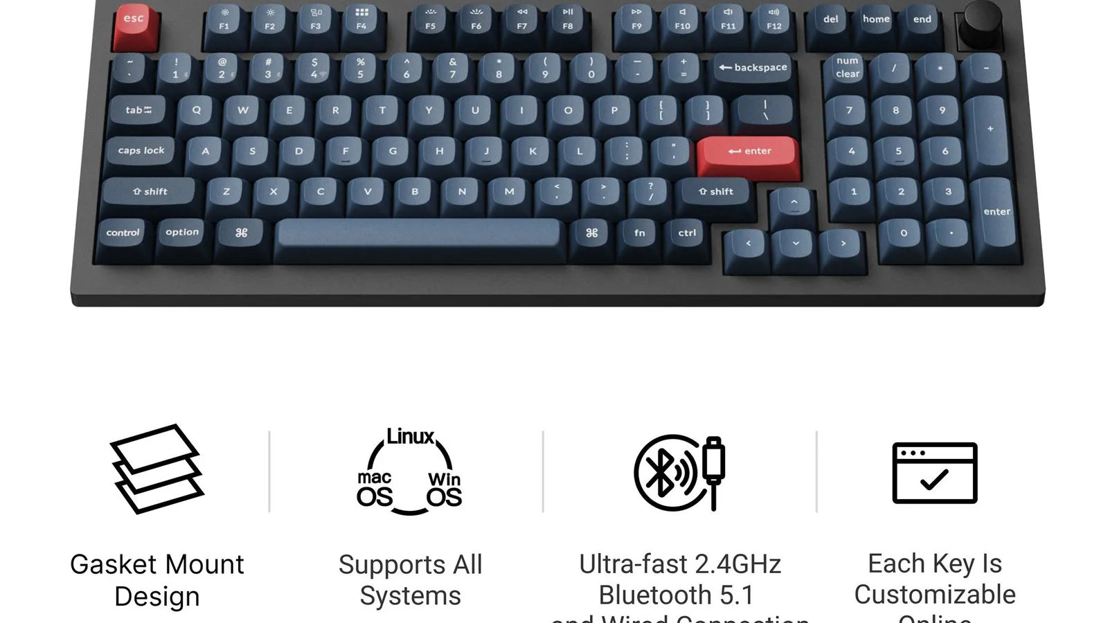 Keychron V5 Max wireless mechanical keyboard