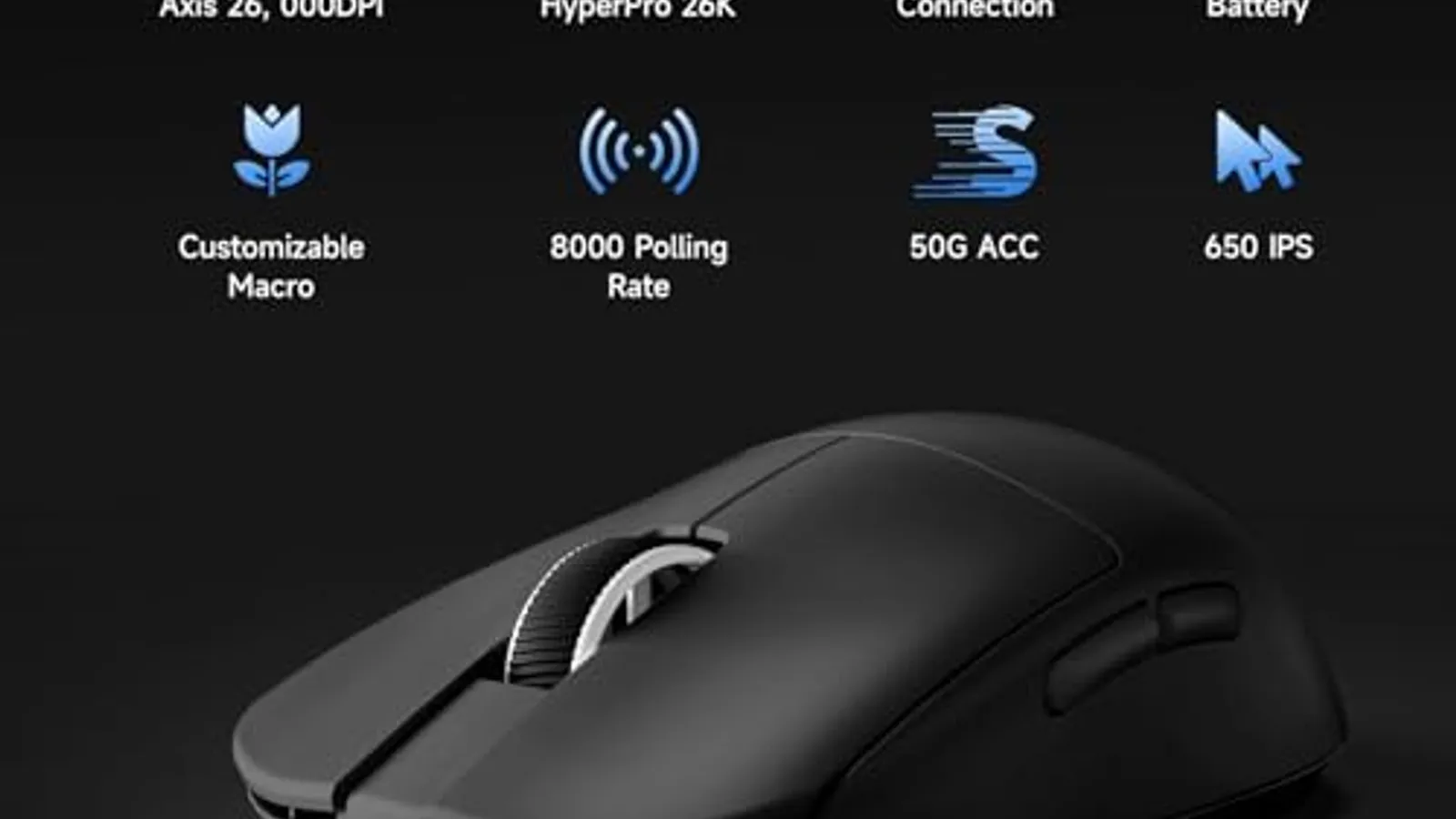 MCHOSE L7 Pro lightweight wireless gaming mouse