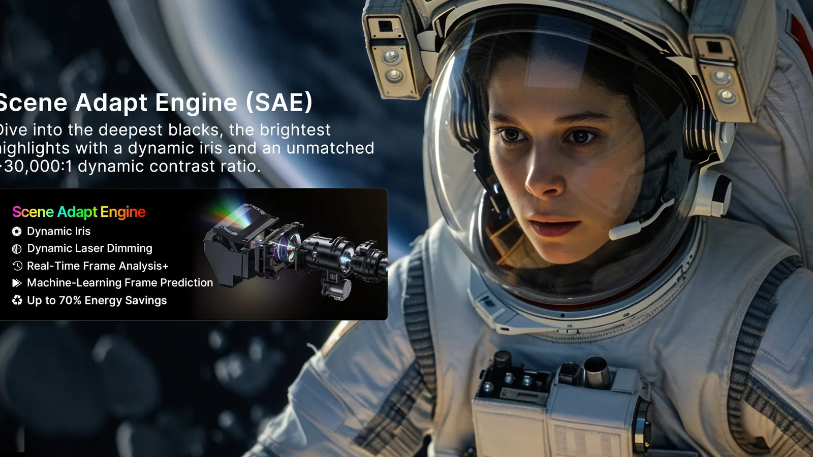 NexiGo PJ40 Pro 4K smart projector