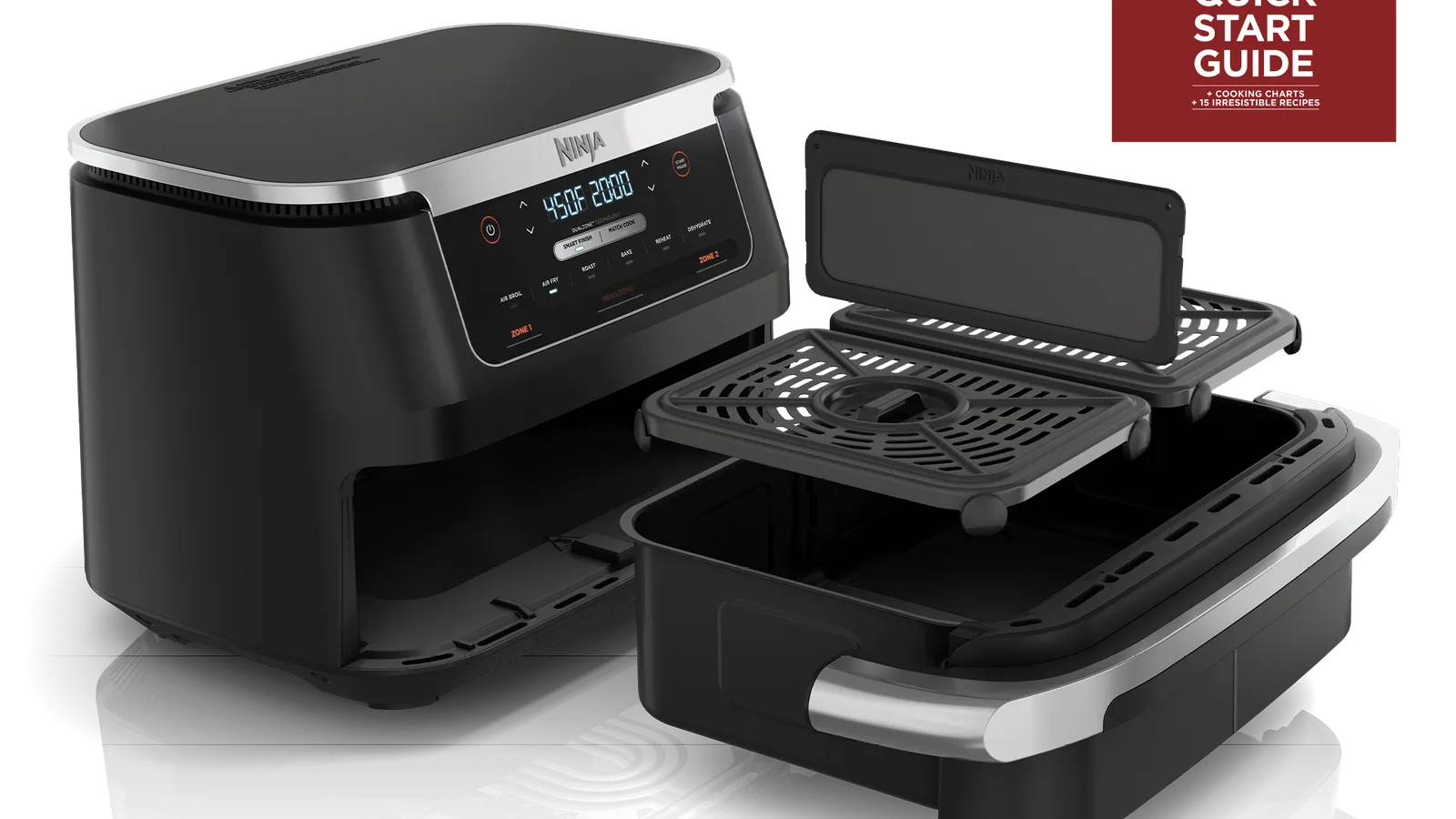 Ninja Foodi FlexBasket dual-zone air fryer product view