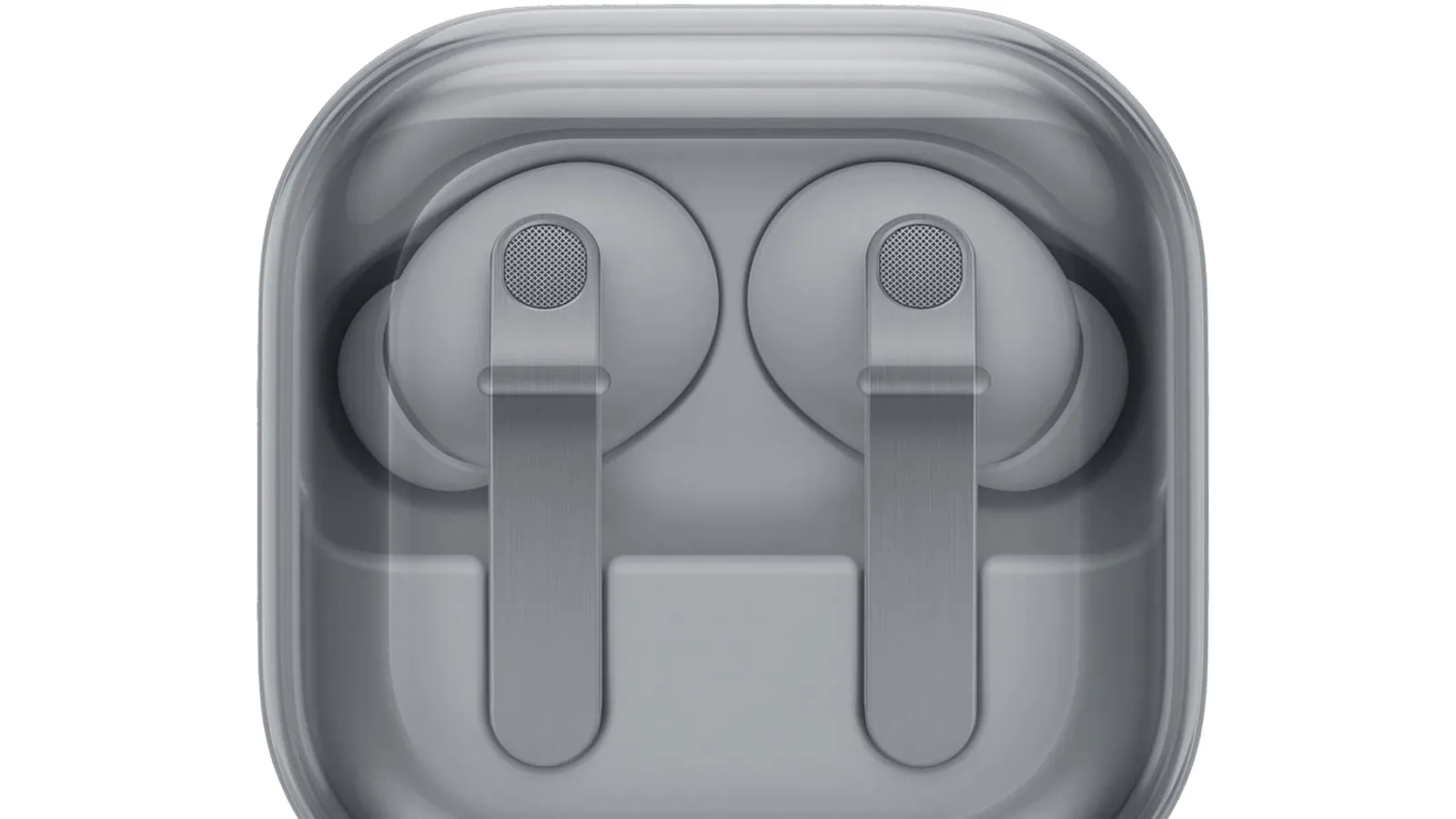 Samsung Galaxy Buds4 Pro wireless earbuds with charging case